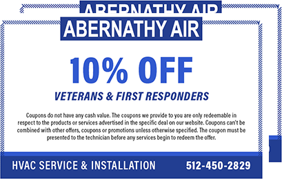 Abernathy Air Maxwell AC and Heating - Stacked Coupons